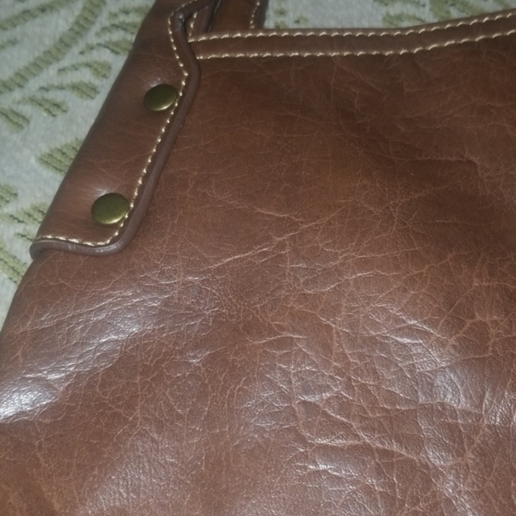 Brown, Front Pocket Axcess Handbag - Picture 6 of 8